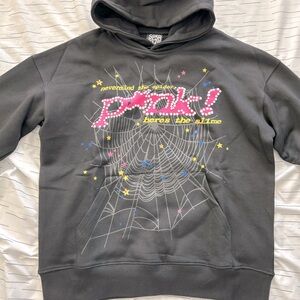 NEW BLACK “PINK” SPIDER HOODIE